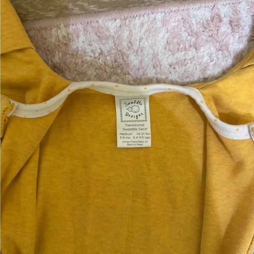 Swaddle Designs Convertible Baby Sleep Sack - Mustard